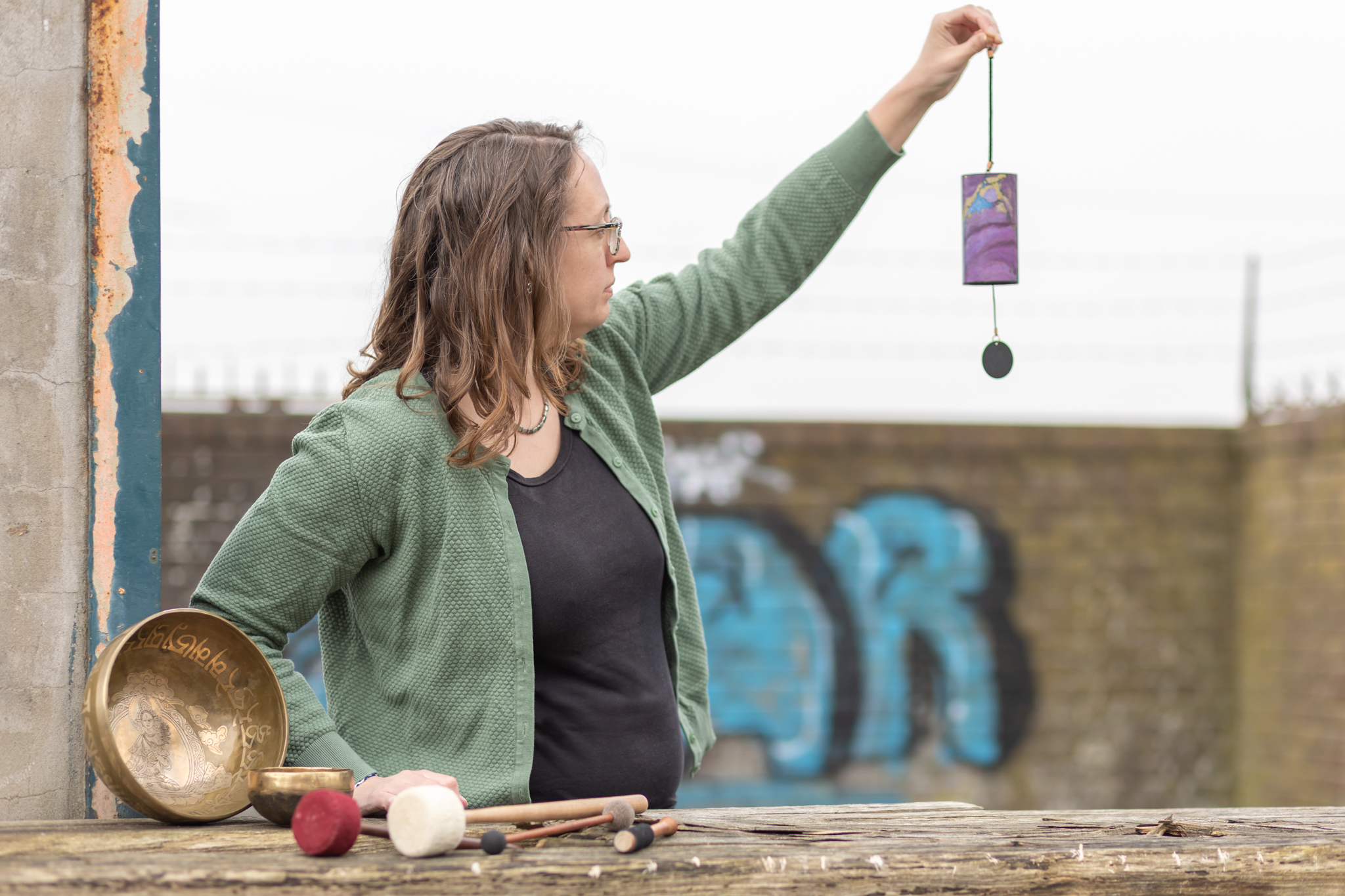 Holistische zuster soundhealing Klankschaal-massage
